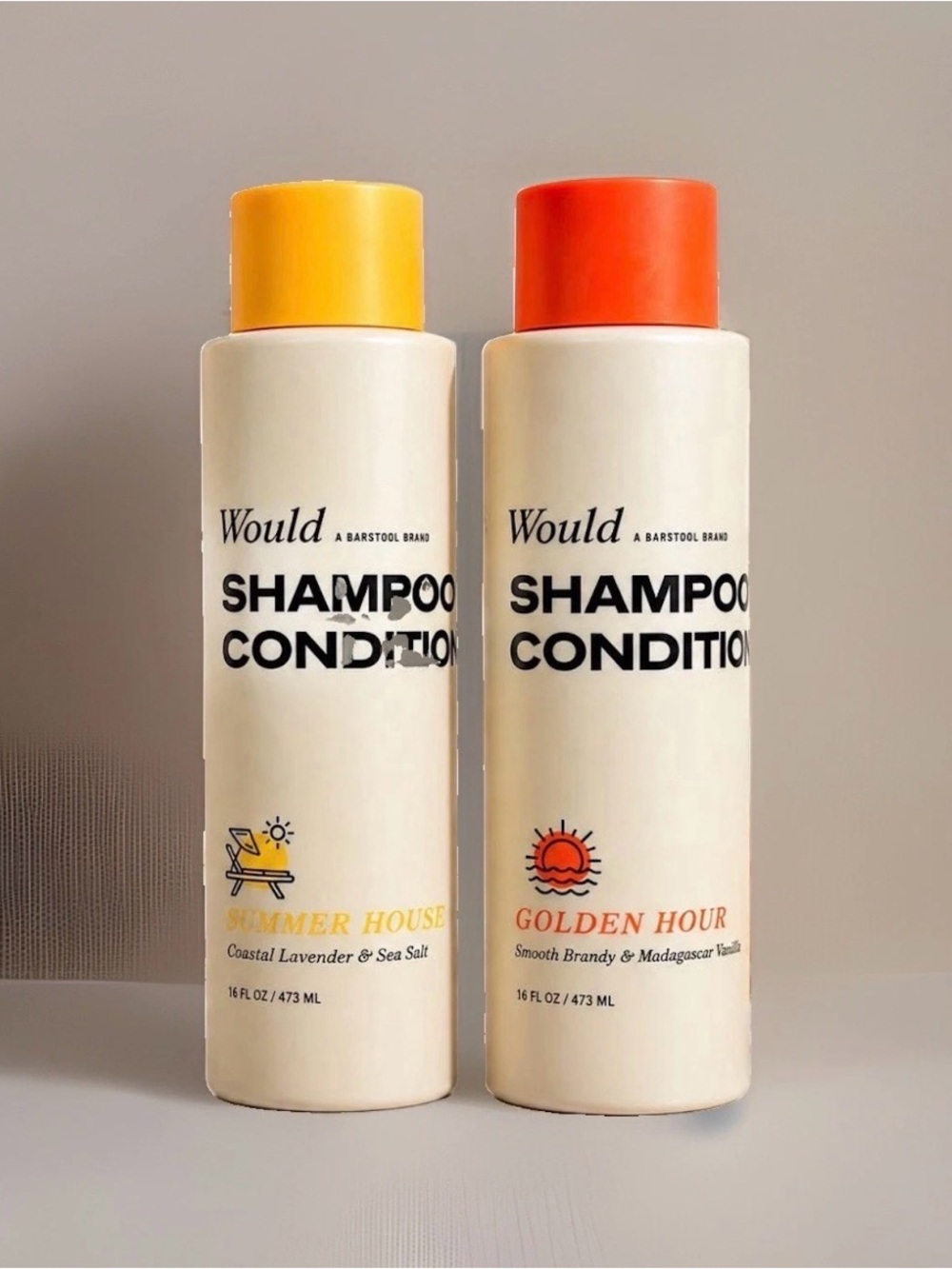Would Shampoo & Conditioner Set -Golden Hour & Summer House 16 Oz (Set of 2)